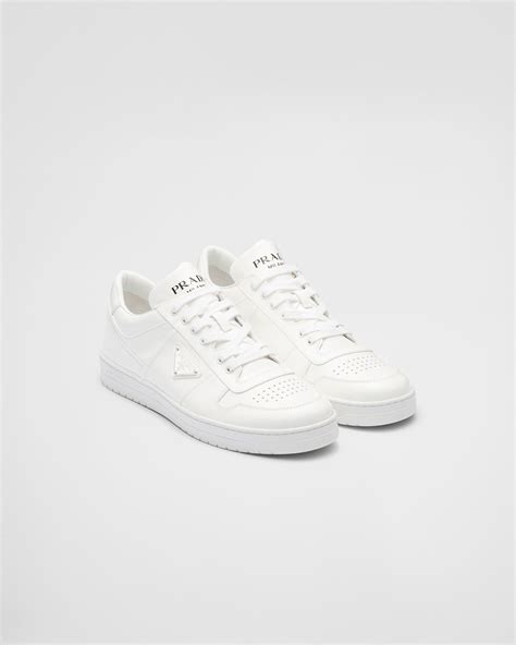 prada ss13 shoes|White Downtown Patent Leather Sneakers .